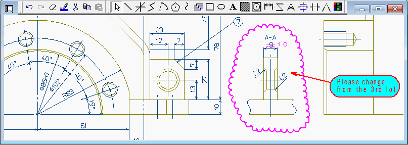 Drawing editing function of PloView and PloComp