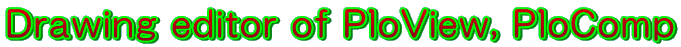 Drawing editing function of PloView and PloComp